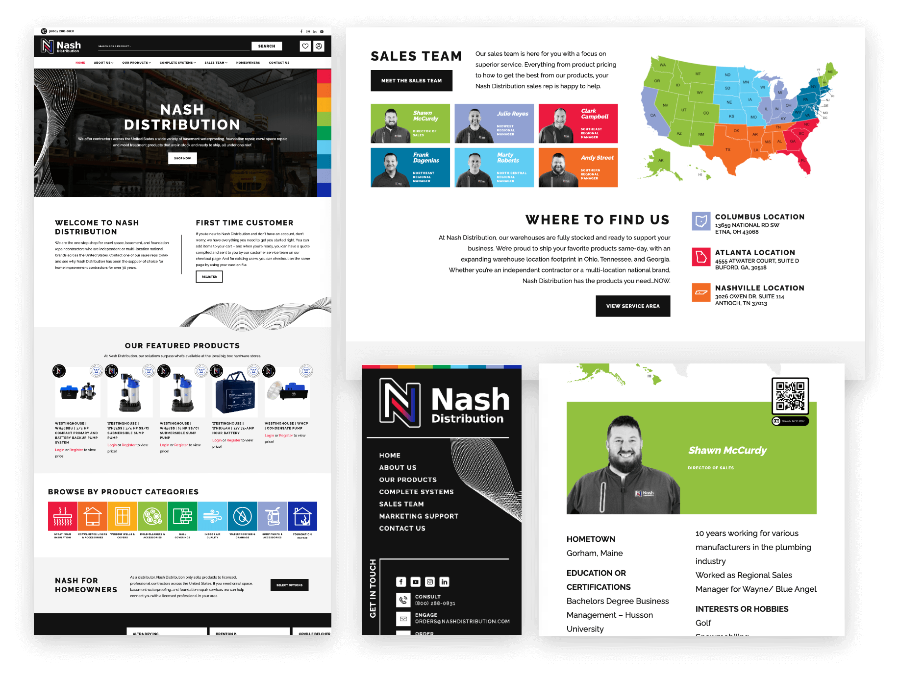 GSM Nash Web Mockup