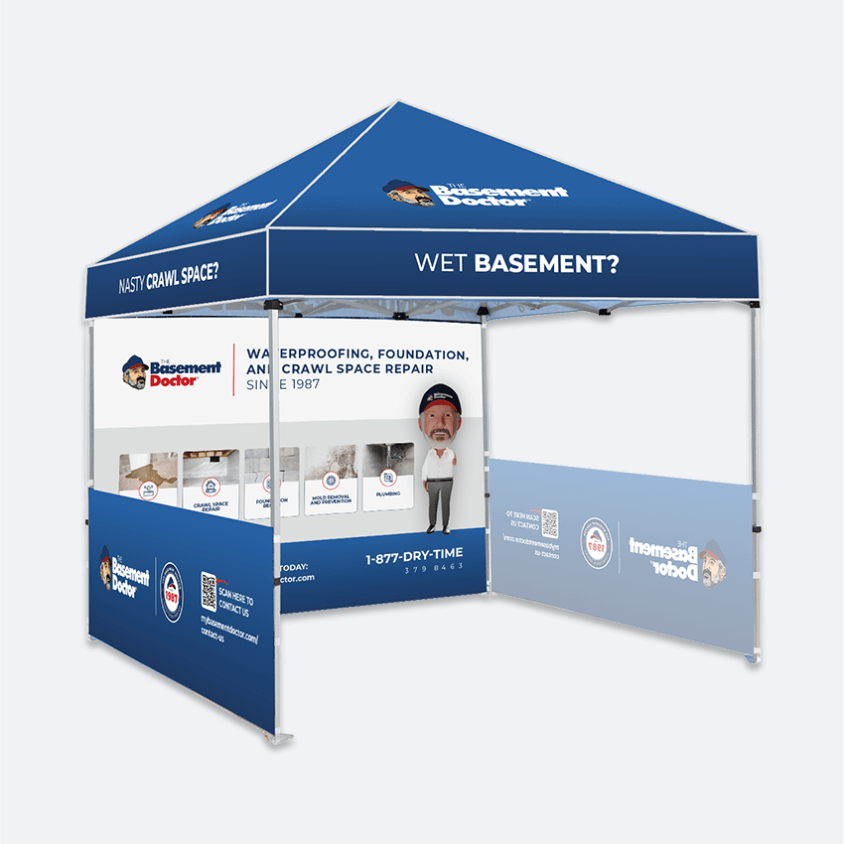 GSM Web Portfolio Basement Doctor tent