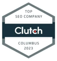 2023 Clutch Top SEO Company badge
